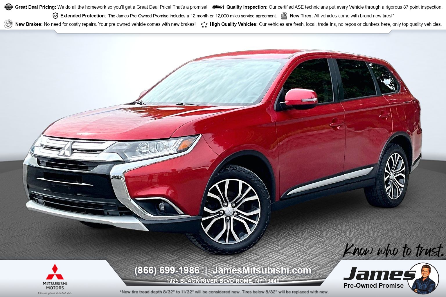 Used 2017 Mitsubishi Outlander CUV