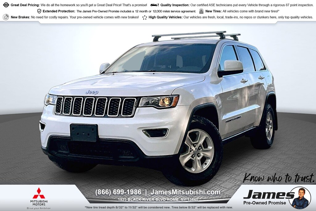 Used 2017 Jeep Grand Cherokee Laredo 4x4 SUV