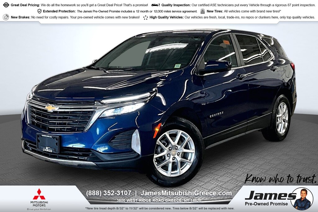Used 2022 Chevrolet Equinox LT w/2FL SUV