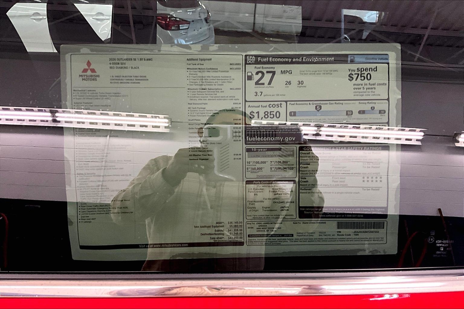 2026 Mitsubishi Outlander SE - Photo 14