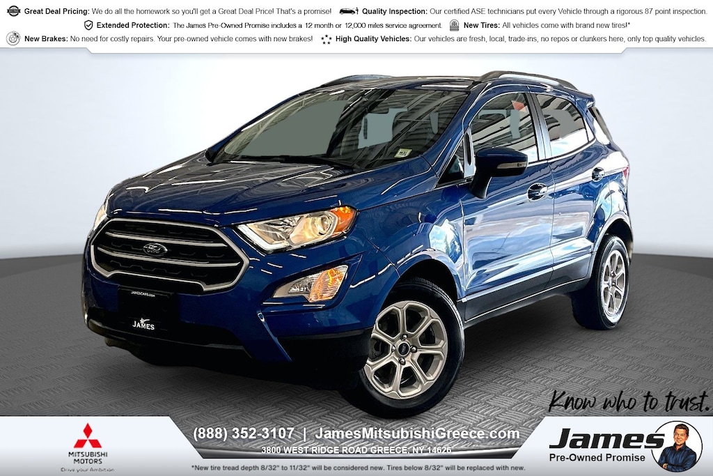 Used 2021 Ford EcoSport SE SUV