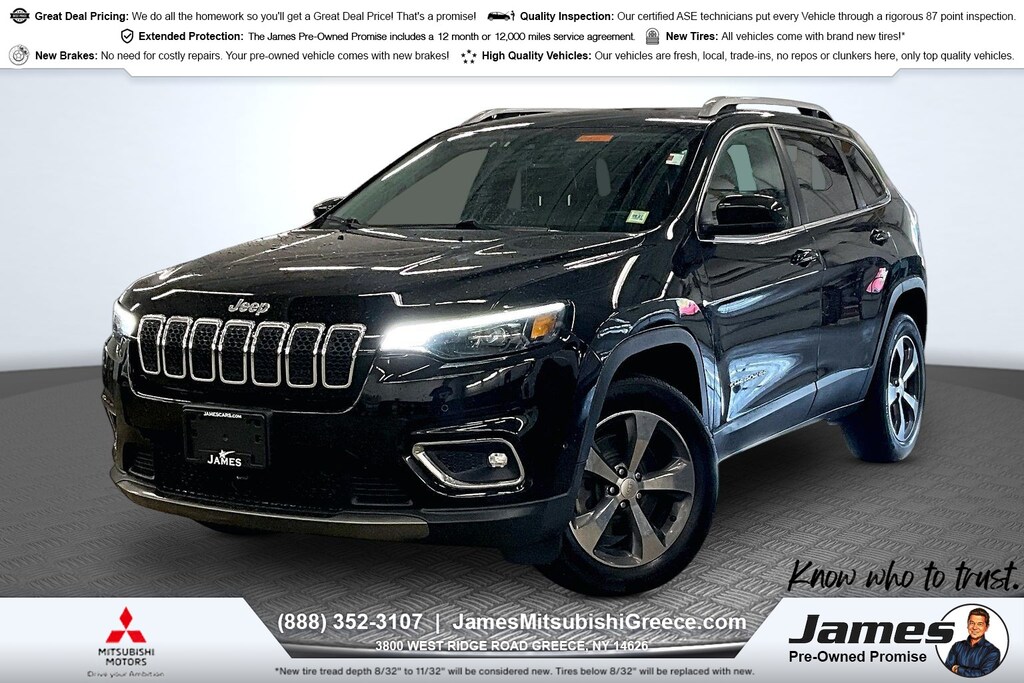 Used 2019 Jeep Cherokee Limited 4x4 SUV