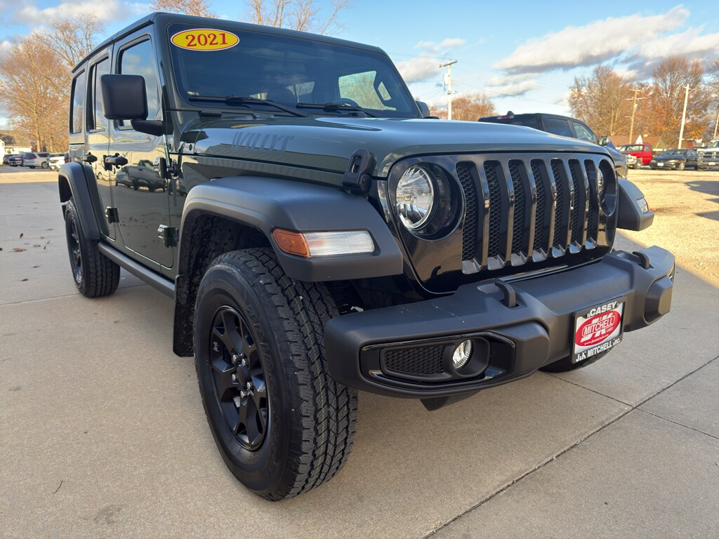 Used 2021 Jeep Wrangler Unlimited Willys Sport SUV