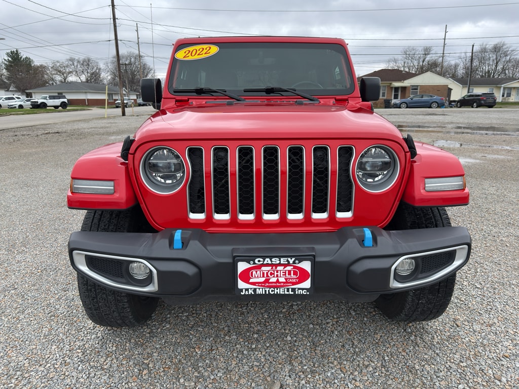 Used 2022 Jeep Wrangler Unlimited Sahara 4XE with VIN 1C4JJXP60NW274663 for sale in Casey, IL
