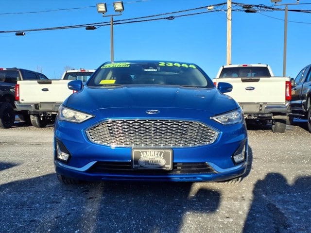 Used 2019 Ford Fusion Energi Titanium with VIN 3FA6P0SU3KR244420 for sale in Hanover, MA