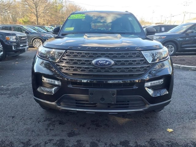 Used 2021 Ford Explorer XLT with VIN 1FMSK8DHXMGB66620 for sale in Hanover, MA
