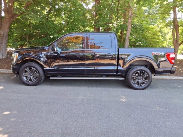 Used 2021 Ford F-150 Lariat with VIN 1FTFW1E89MFC83840 for sale in Hanover, MA