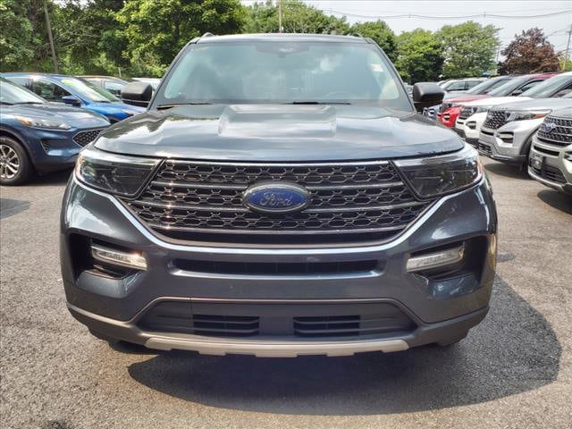 Used 2022 Ford Explorer XLT with VIN 1FMSK8DH3NGB16725 for sale in Hanover, MA