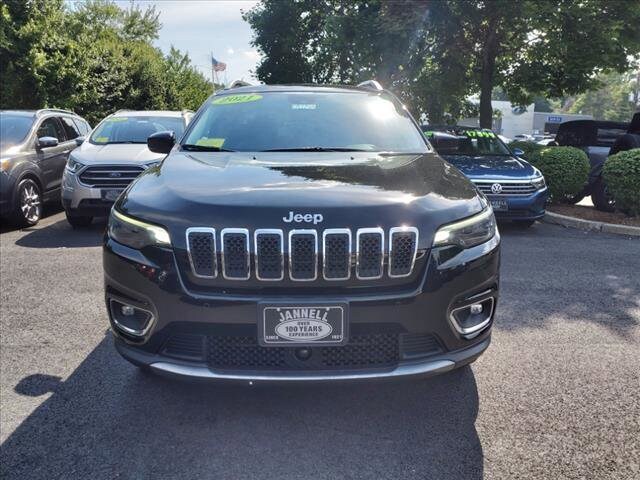 Used 2021 Jeep Cherokee Limited with VIN 1C4PJMDX8MD127250 for sale in Hanover, MA