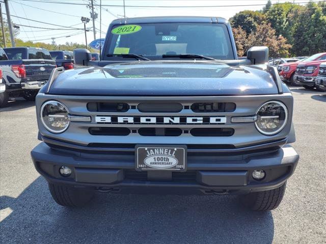 Used 2021 Ford Bronco 4-Door Big Bend with VIN 1FMDE5BH9MLA83494 for sale in Hanover, MA