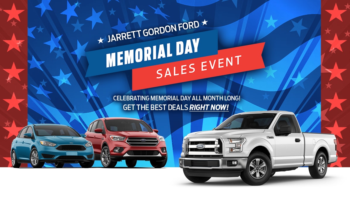 Memorial Day Sales Event Jarrett Gordon Ford Winter Haven