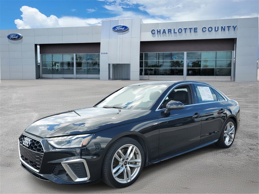 Used 2023 Audi A4 Premium Plus with VIN WAUEAAF49PN015254 for sale in Plant City, FL