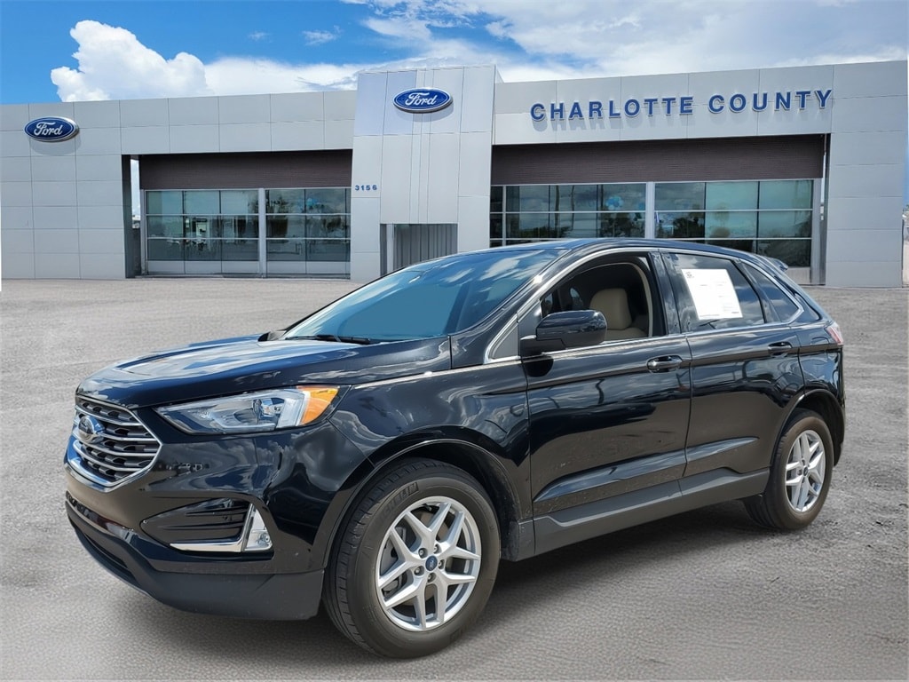 Certified 2021 Ford Edge SEL with VIN 2FMPK3J94MBA42257 for sale in Plant City, FL