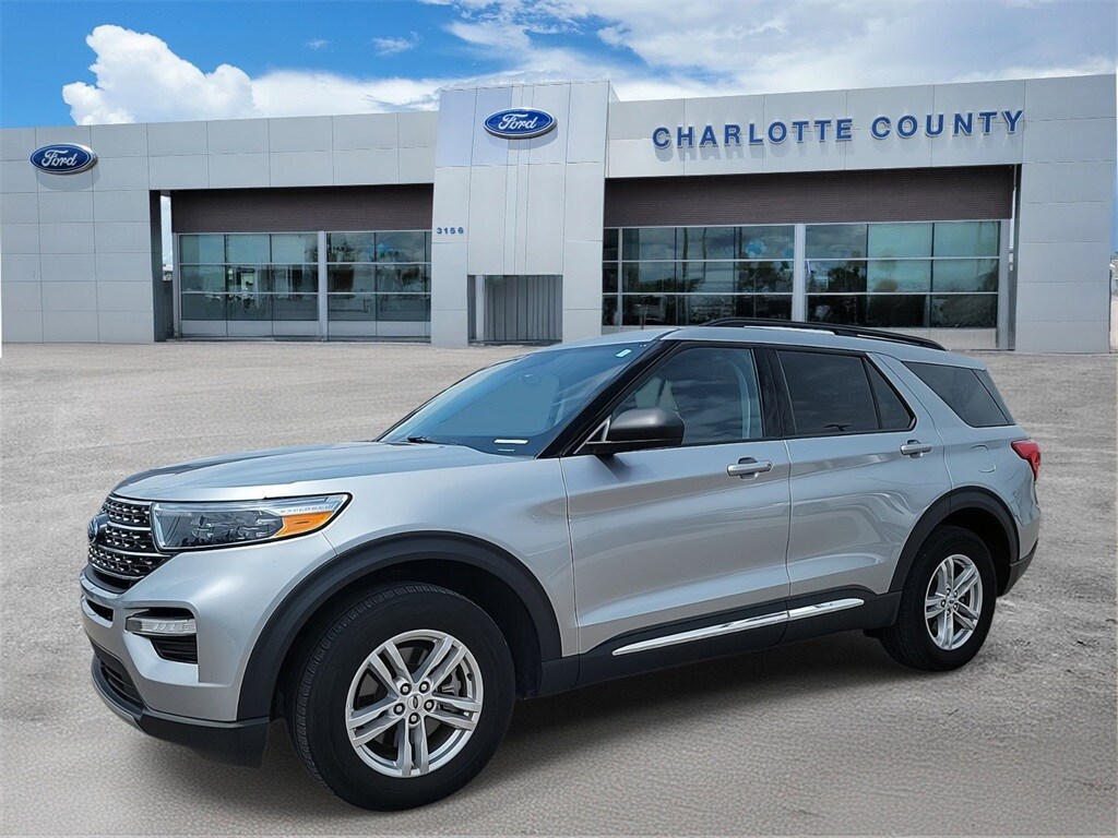 Certified 2023 Ford Explorer XLT with VIN 1FMSK8DH8PGA58078 for sale in Plant City, FL