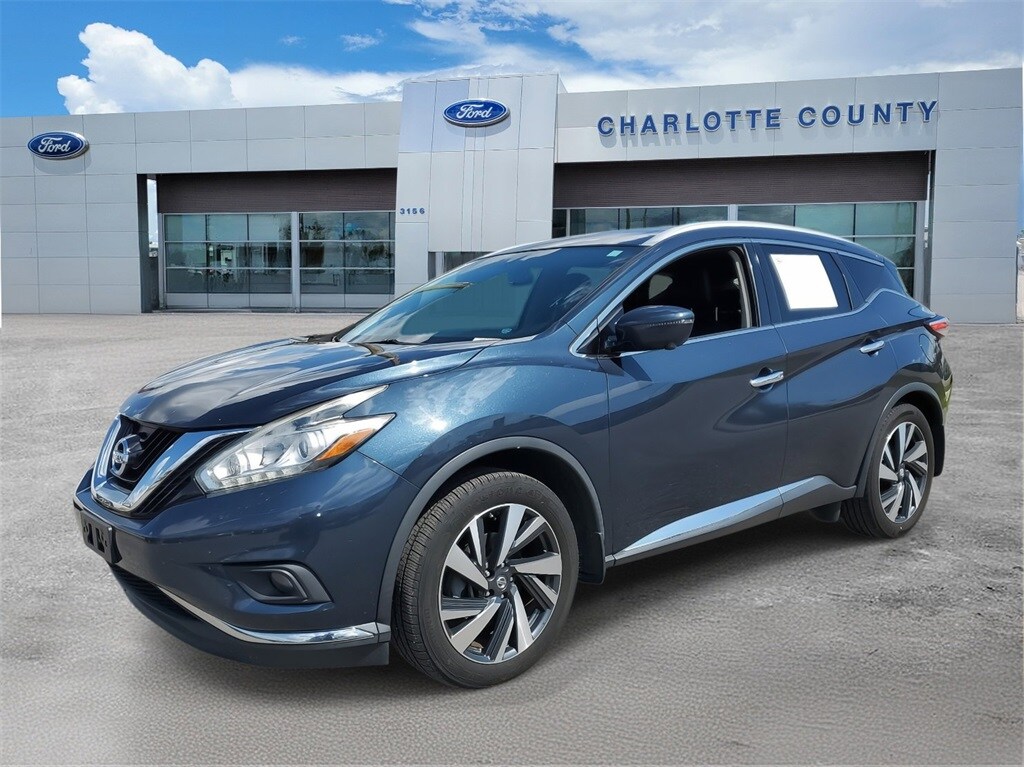 Used 2017 Nissan Murano Platinum with VIN 5N1AZ2MH0HN165949 for sale in Plant City, FL