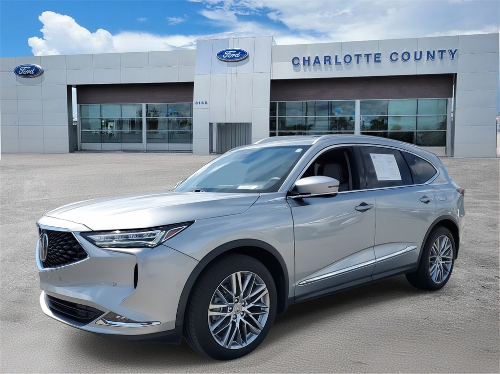 Certified 2022 Acura MDX Advance Package with VIN 5J8YE1H86NL012648 for sale in Plant City, FL