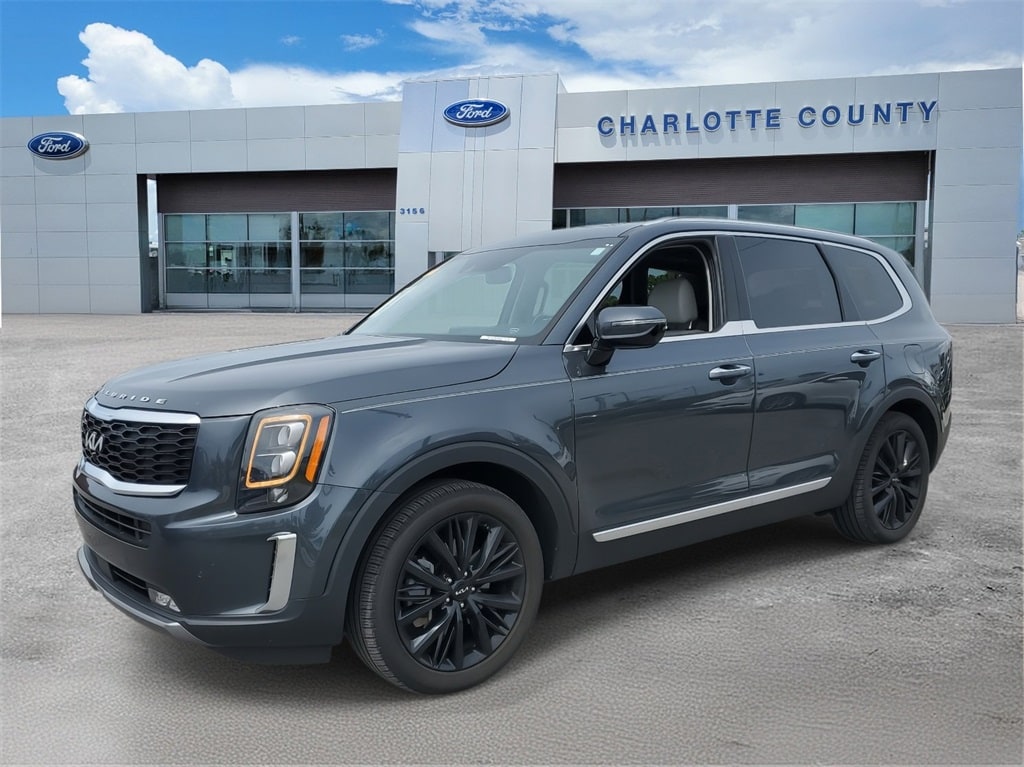 Used 2022 Kia Telluride SX with VIN 5XYP54HC4NG297281 for sale in Plant City, FL