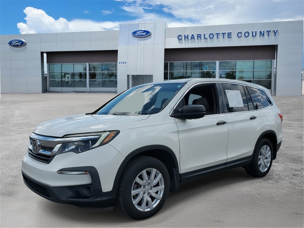Used 2019 Honda Pilot LX with VIN 5FNYF5H14KB021563 for sale in Plant City, FL