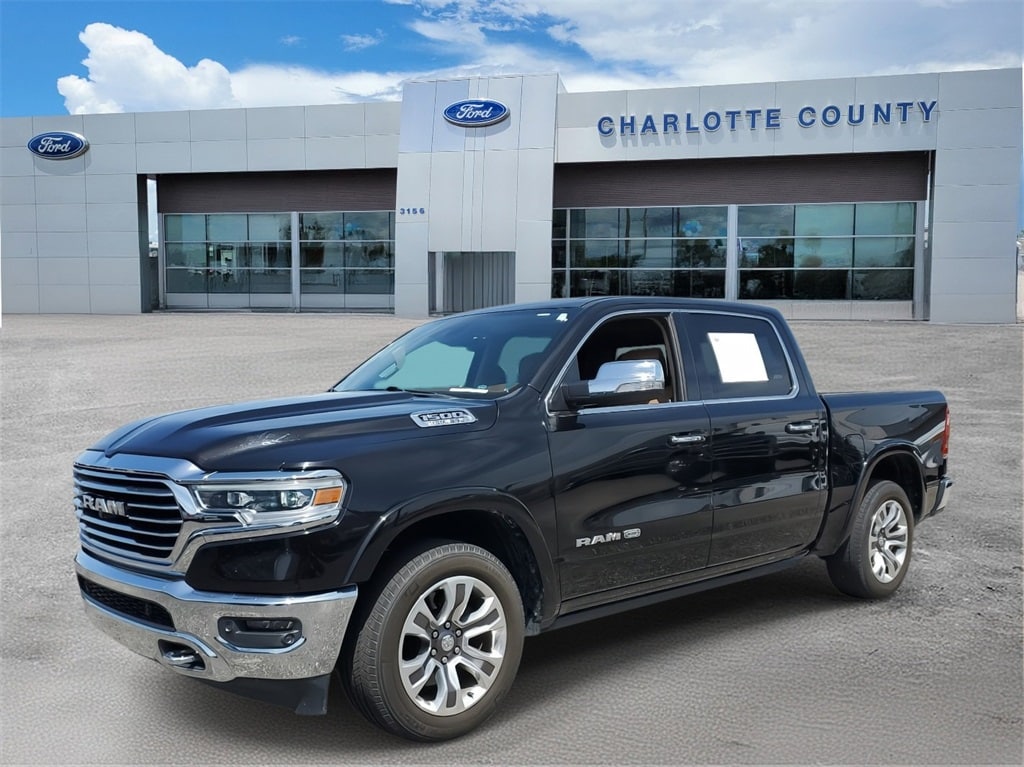 Certified 2019 RAM Ram 1500 Pickup Longhorn with VIN 1C6SRFKTXKN558797 for sale in Plant City, FL