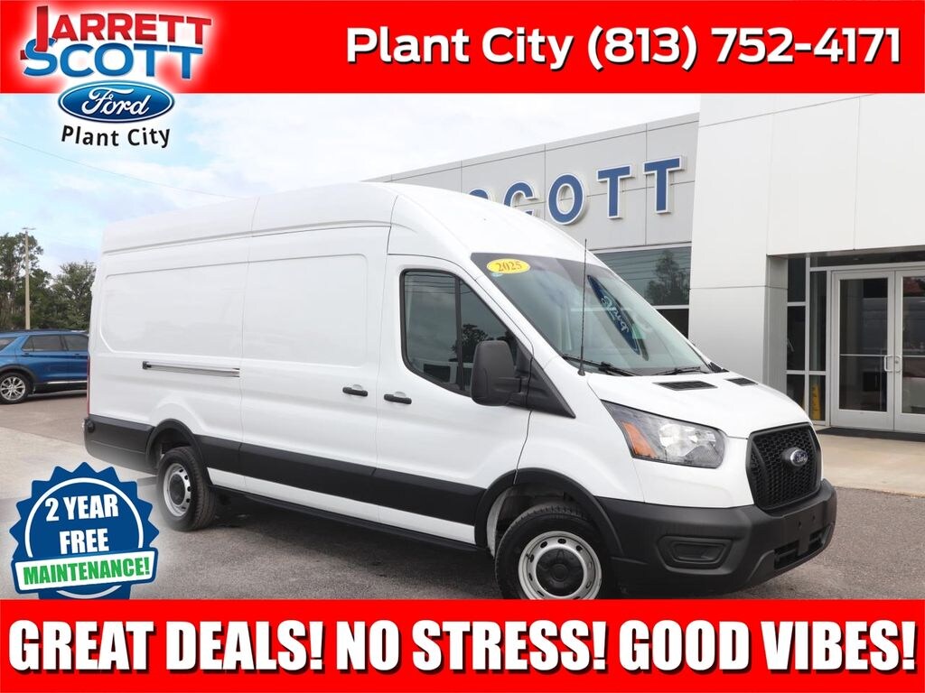 Certified 2025 Ford Transit-250 Base Van High Roof Ext. Van