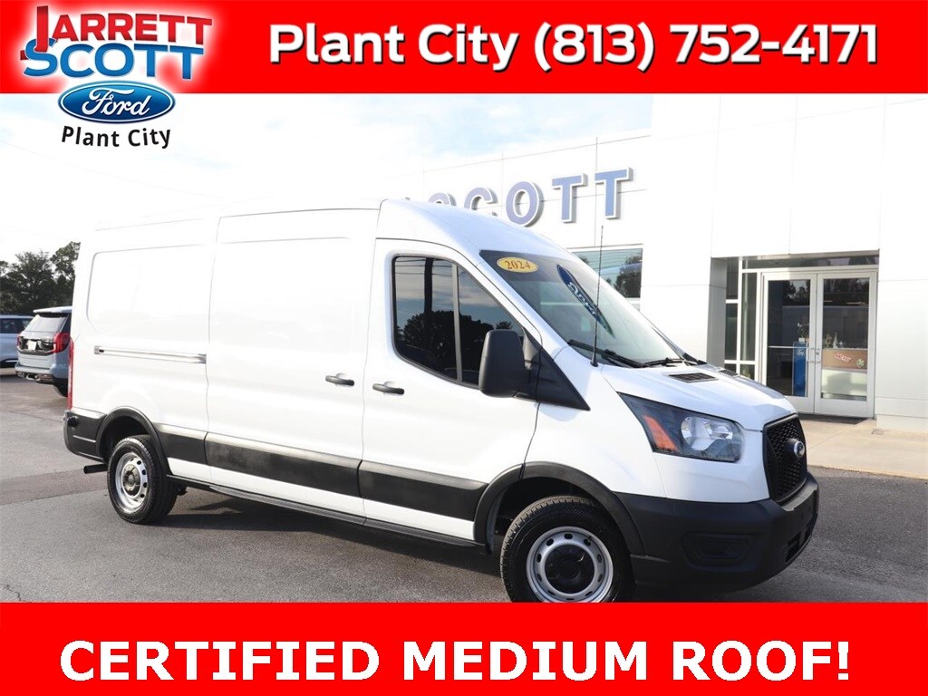 Certified 2024 Ford Transit-250 Base Van Medium Roof Van