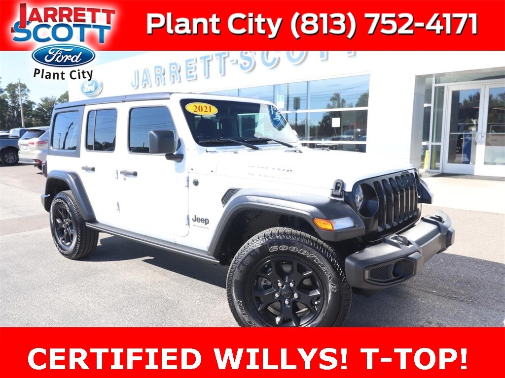 Certified 2021 Jeep Wrangler Unlimited Willys SUV