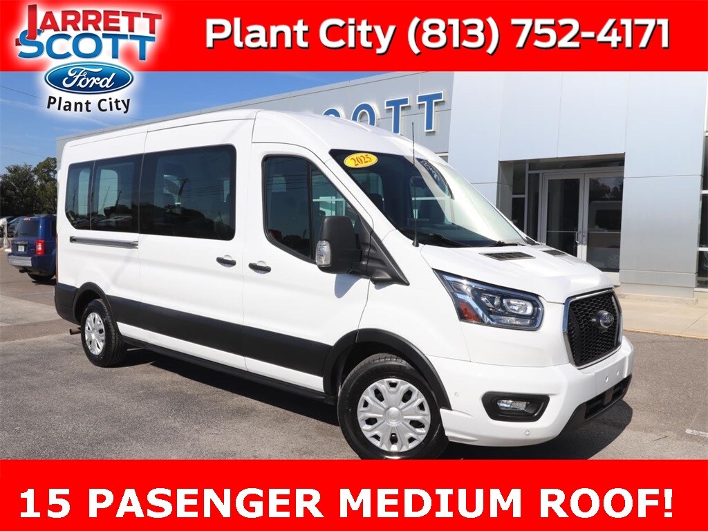 Certified 2023 Ford Transit-350 XLT Wagon Medium Roof Van