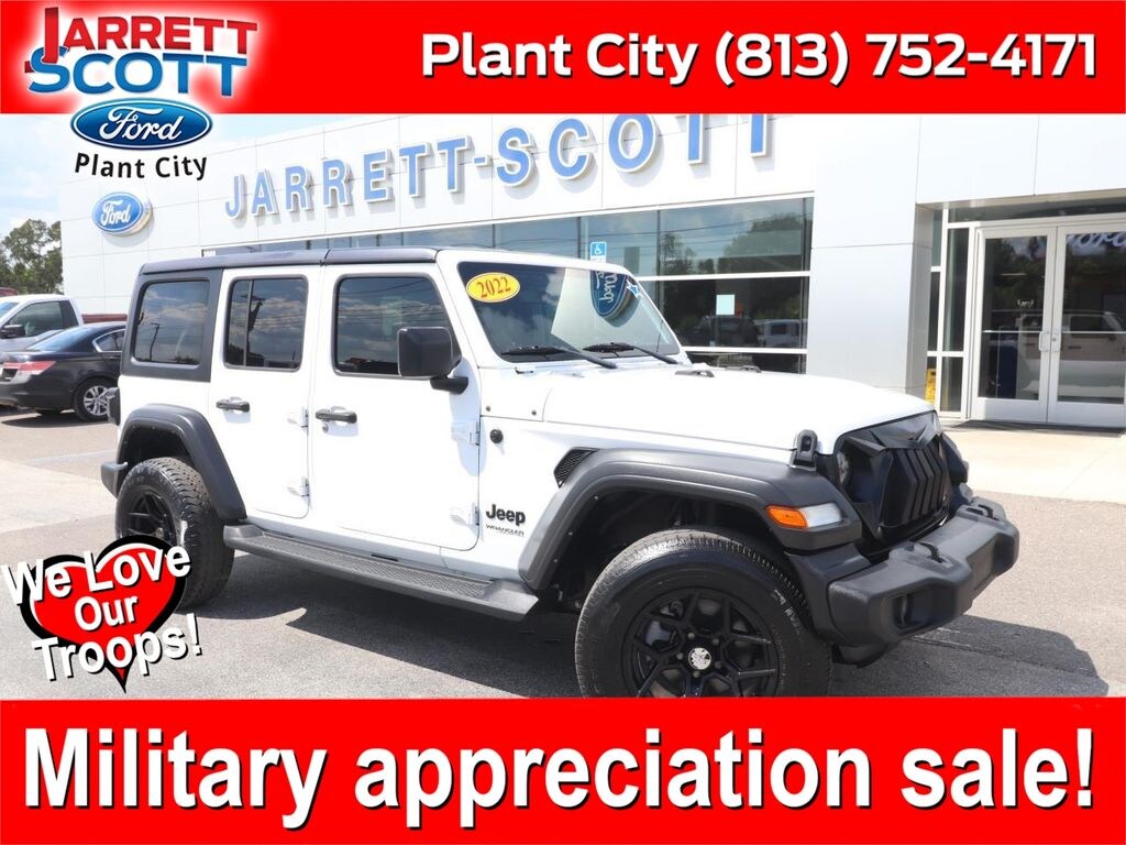 Certified 2022 Jeep Wrangler Unlimited Sport S SUV