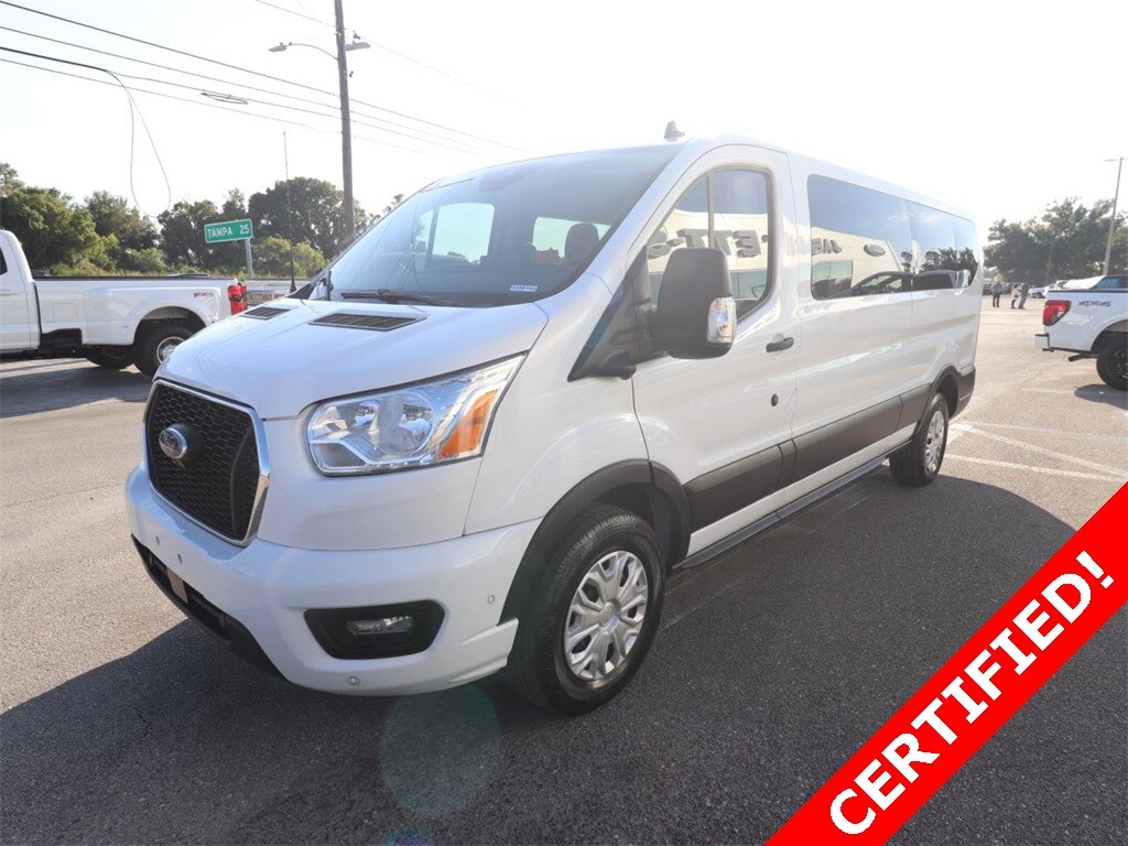 Certified 2022 Ford Transit-350 XLT Wagon Low Roof Van