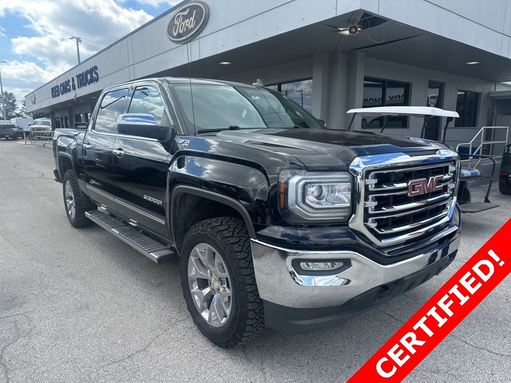 Certified 2018 GMC Sierra 1500 SLT Truck Crew Cab