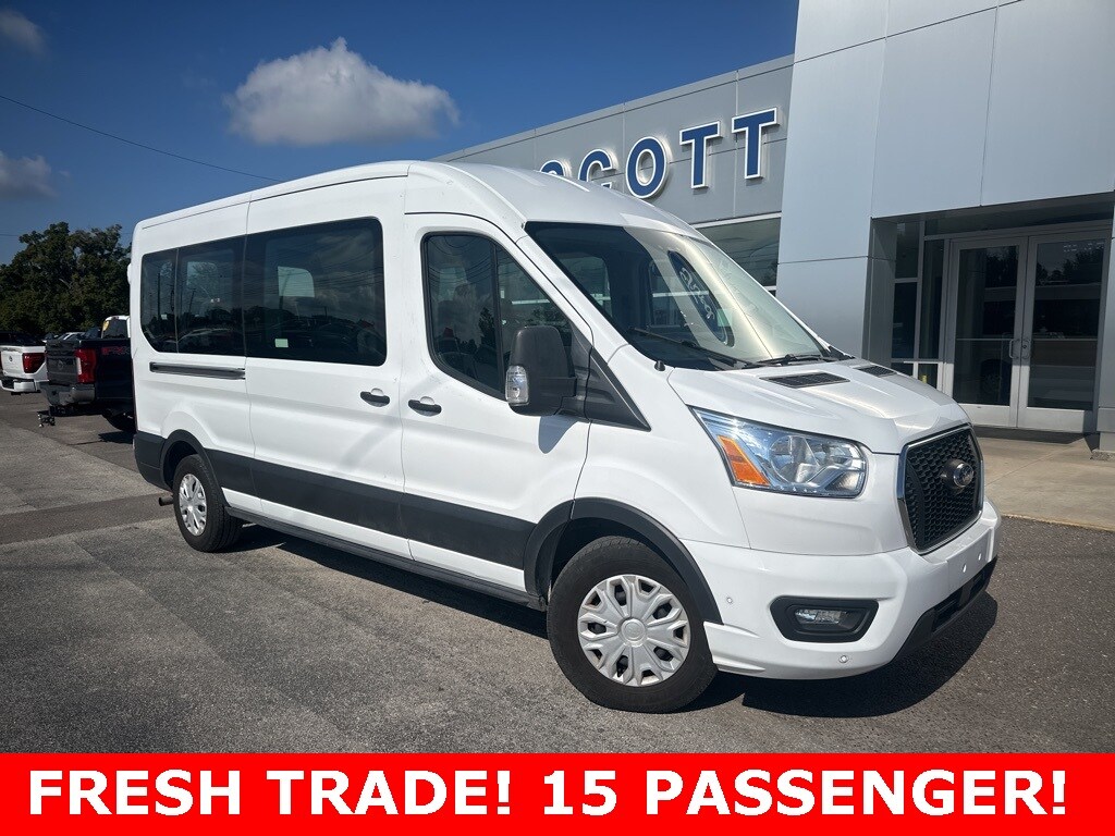 Certified 2022 Ford Transit-350 XLT Wagon Medium Roof Van