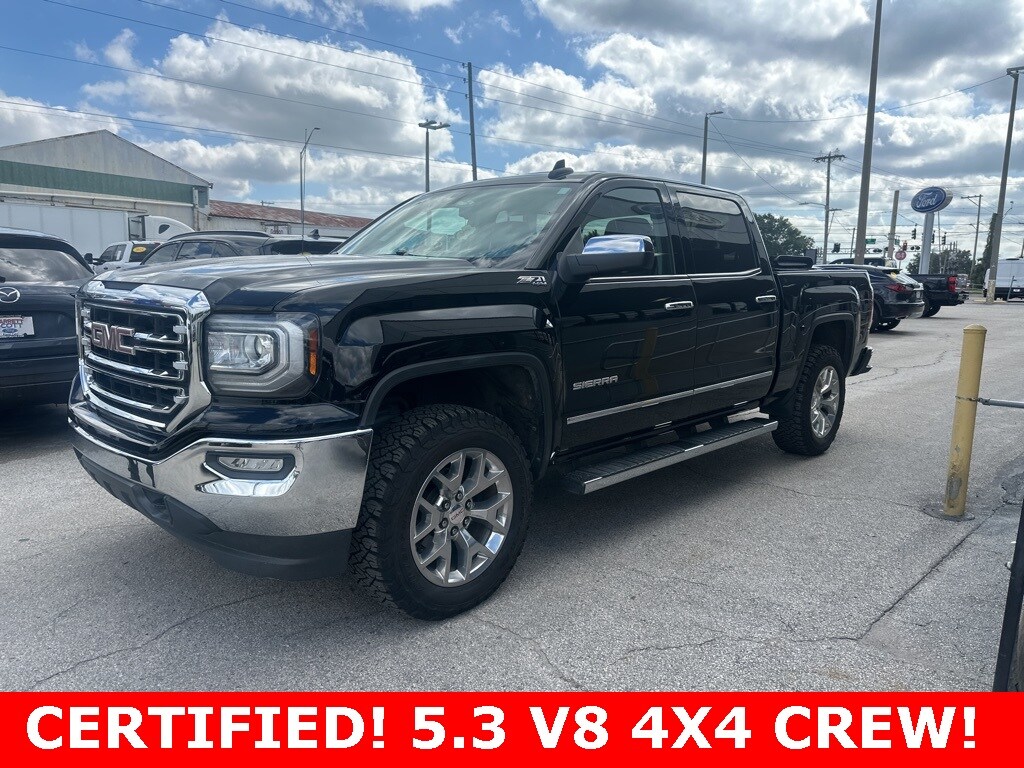 Certified 2018 GMC Sierra 1500 SLT Truck Crew Cab