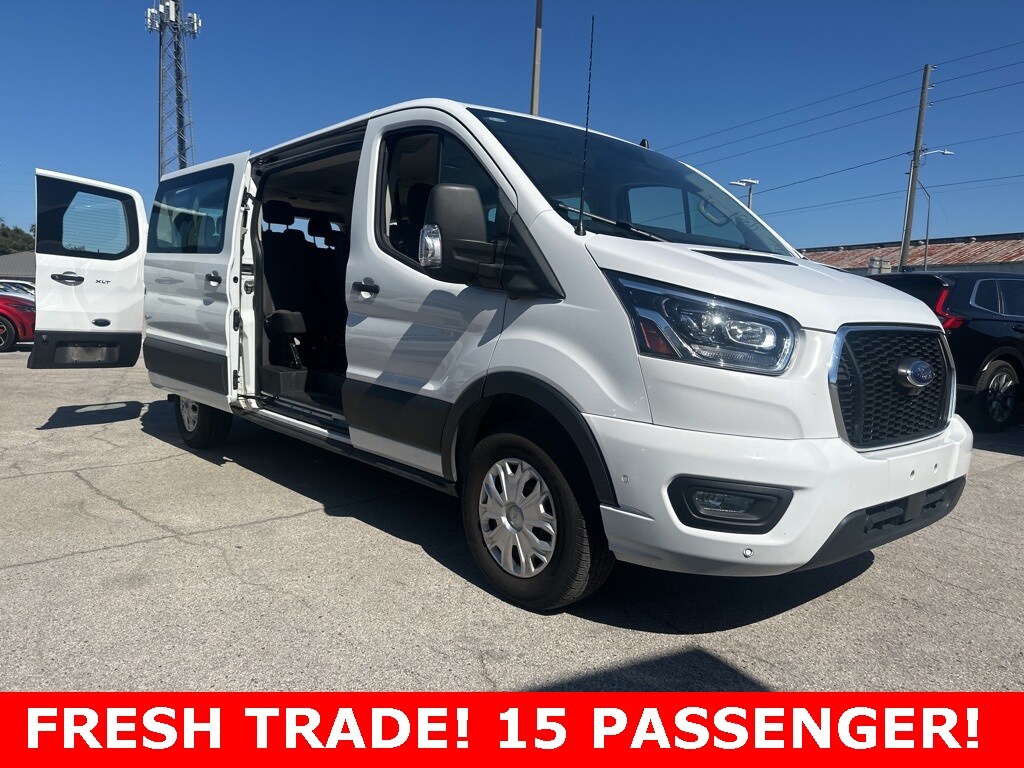 Certified 2023 Ford Transit-350 XLT Wagon Low Roof Van