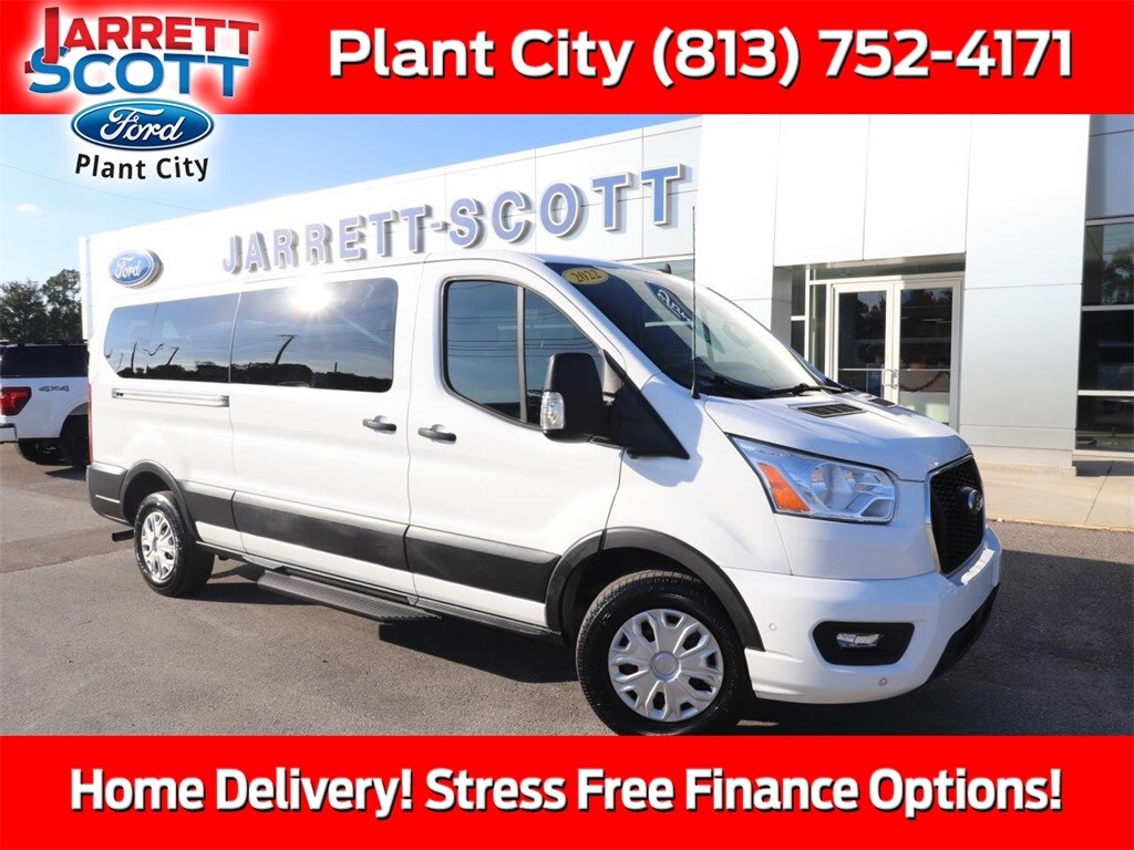 Certified 2022 Ford Transit-350 XLT Wagon Low Roof Van