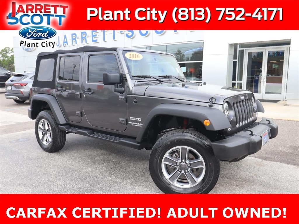 Used 2016 Jeep Wrangler Unlimited Sport SUV