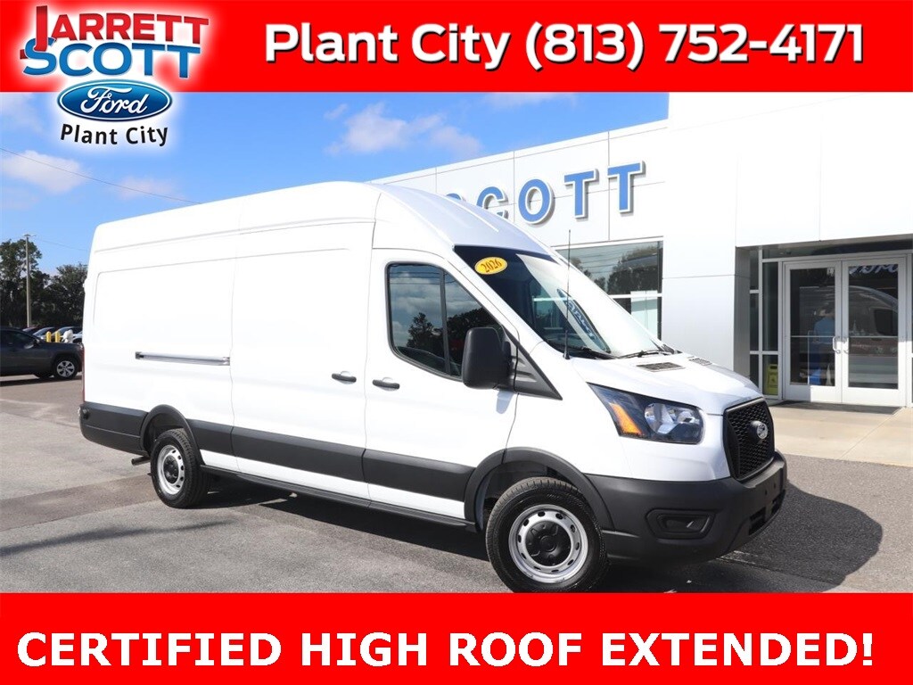 Certified 2026 Ford Transit-350 Base Van Cargo Extended