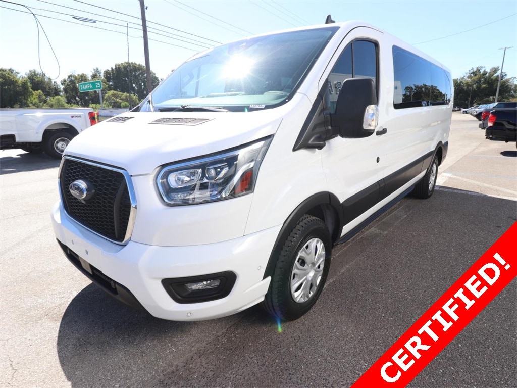 Certified 2023 Ford Transit-350 XLT Wagon Low Roof Van