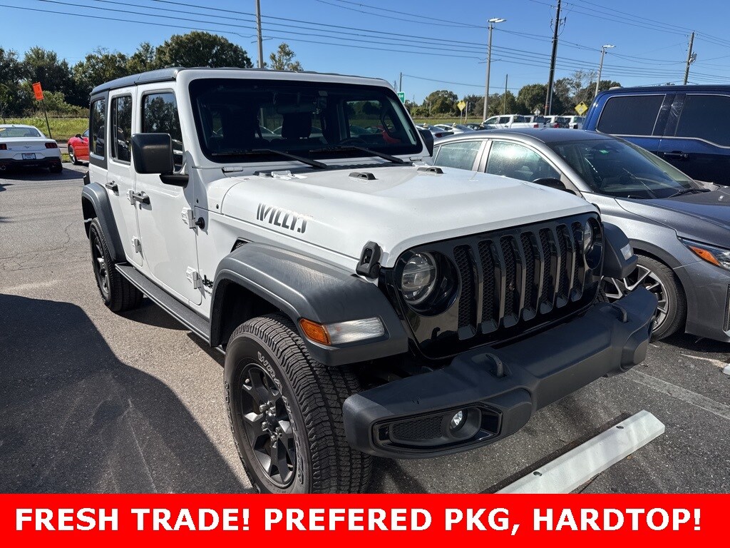 Certified 2021 Jeep Wrangler Unlimited Willys SUV