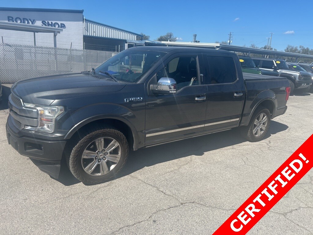 Certified 2019 Ford F-150 Platinum Truck SuperCrew Cab