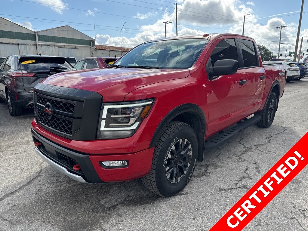 Certified 2021 Nissan Titan PRO-4X Truck Crew Cab