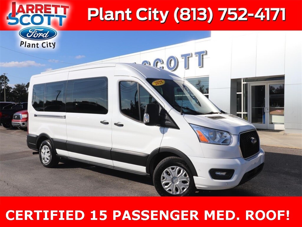 Certified 2022 Ford Transit-350 XLT Wagon Medium Roof Van