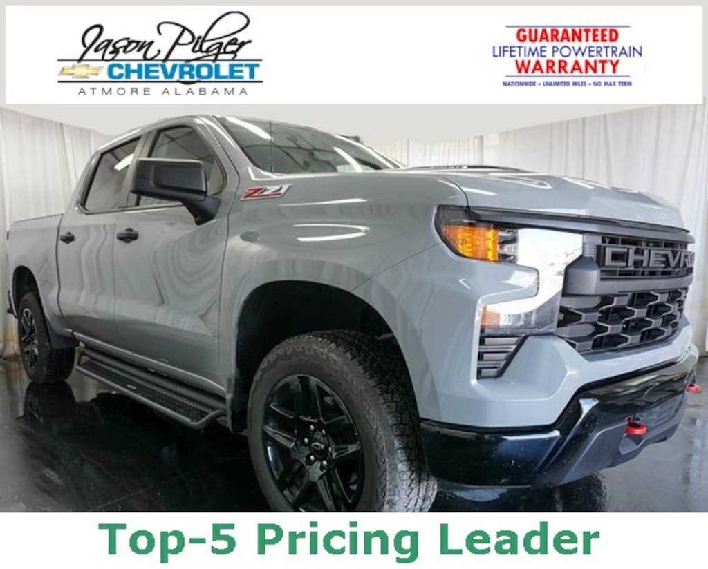 Used 2025 Chevrolet Silverado 1500 Custom Trail Boss Truck Crew Cab