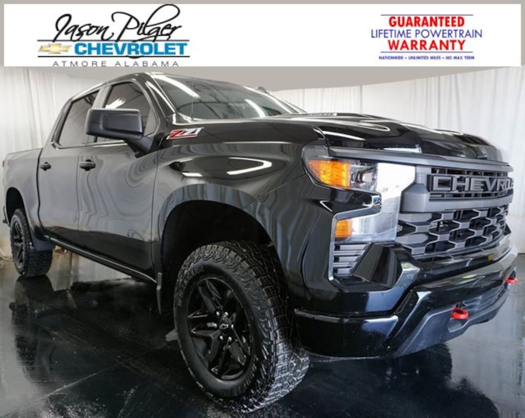 Used 2025 Chevrolet Silverado 1500 Custom Trail Boss Truck Crew Cab