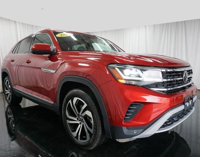 Used 2021 Volkswagen Atlas Cross Sport SEL Premium with VIN 1V2TE2CA2MC235694 for sale in Atmore, AL