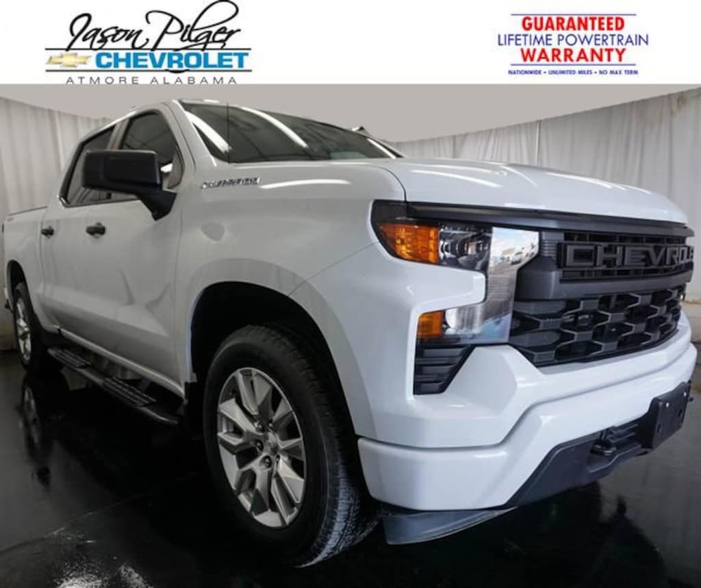 Used 2024 Chevrolet Silverado 1500 Custom Truck Crew Cab