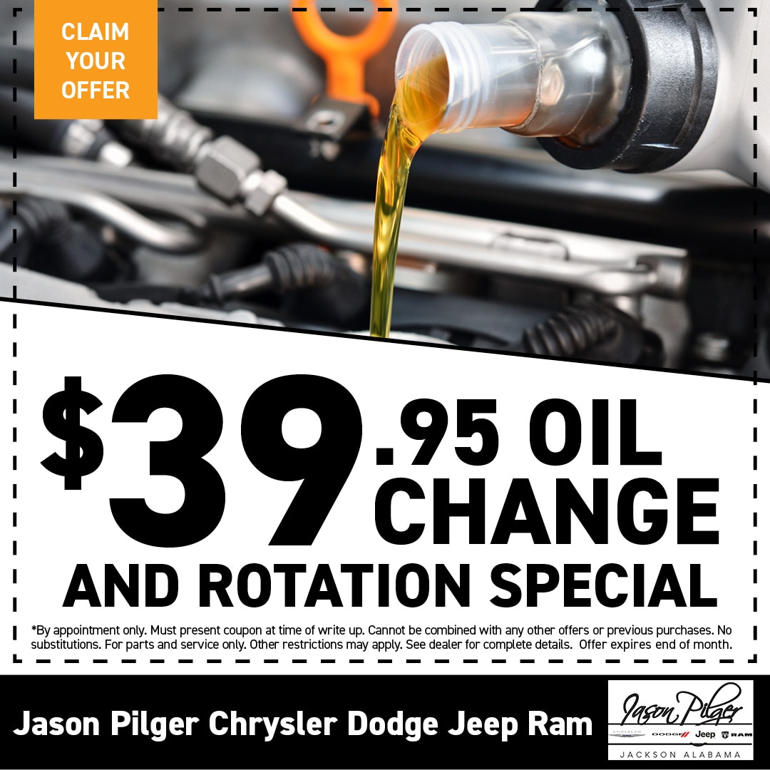 oil change service special coupon