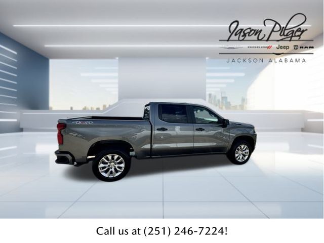 Used 2021 Chevrolet Silverado 1500 Custom with VIN 1GCPYBEK3MZ412105 for sale in Jackson, AL