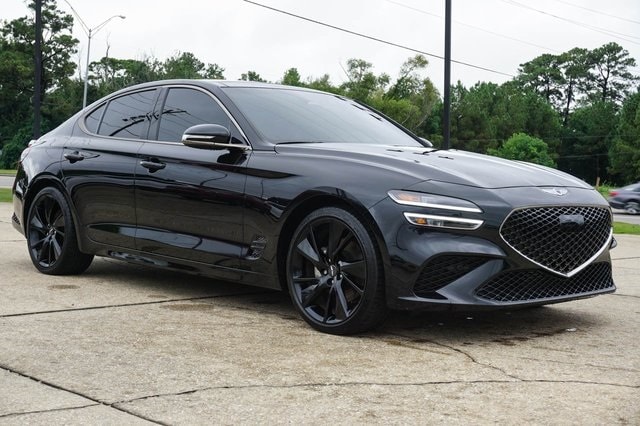 Used 2023 GENESIS G70 Standard with VIN KMTG34TAXPU112388 for sale in Gautier, MS