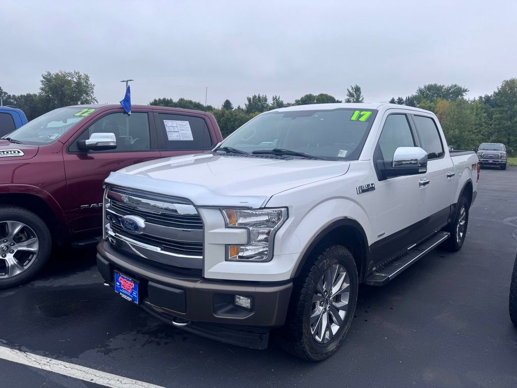 Used 2017 Ford F-150 Lariat with VIN 1FTEW1EG8HKD42618 for sale in Hutchinson, Minnesota