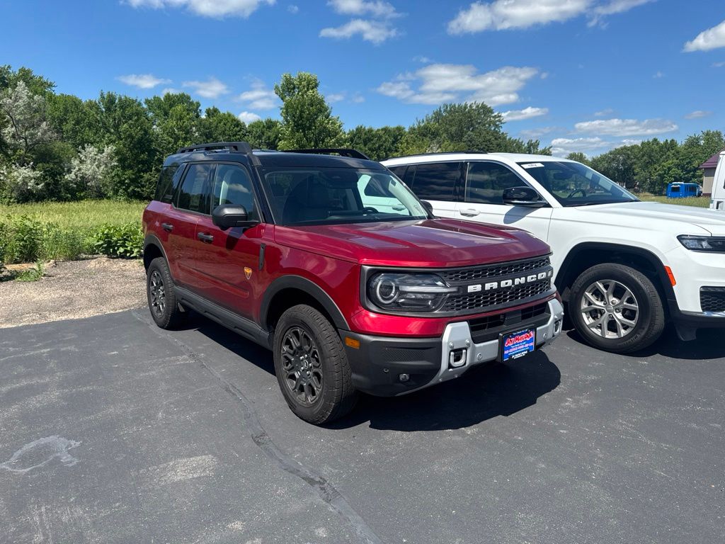 Certified 2025 Ford Bronco Sport Badlands with VIN 3FMCR9DA6SRE58862 for sale in Hutchinson, Minnesota